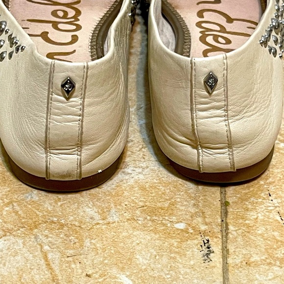 sam edelman Faris Ballet Flats Women Size 6M Beige/cream  Leather Slip On - Picture 3 of 6